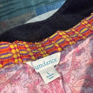Sundance Vibrant Pink and Yellow Skirt